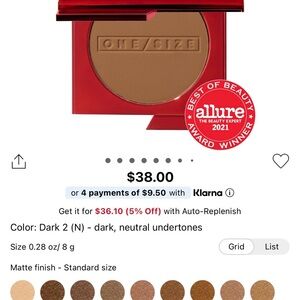 ONE/SIZE Bronzer - Dark 2 (N)